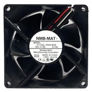 3110KL-05W-B49, 80x80x25mm 24VDC 0.13A 3 Kablolu Fan