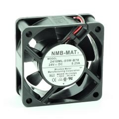 2410ML-05W-B70-B00, 60x60x25mm 24VDC 0.25A 2 Kablolu Fan