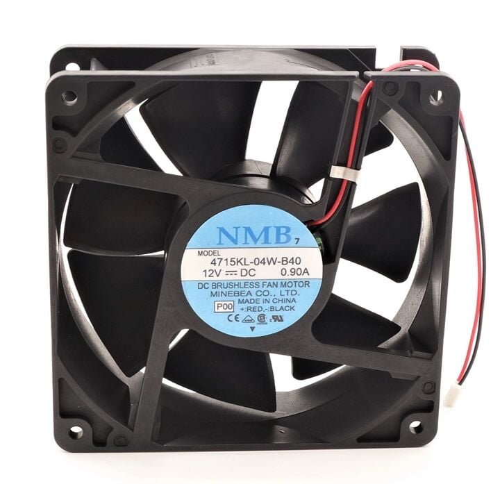 4715KL-04W-B40, 120x120x38mm 12VDC 0.90A 2 Kablolu Fan