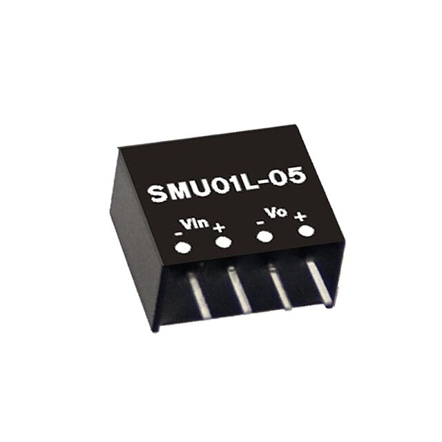 SMU01M-09, 12Vin 9Vout 110mA 1W DC/DC Konvertör, MeanWell
