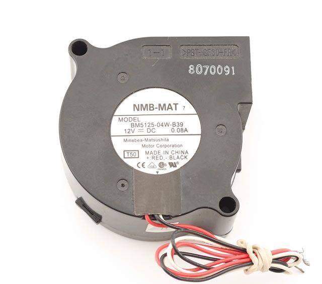 BM5125-04W-B39, 50x50x25mm 12VDC 0.08A 3 Kablolu Salyangoz Fan