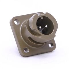 KDB02E 10SL-4P, 2 Pin Şase Tip Askeri Konektör