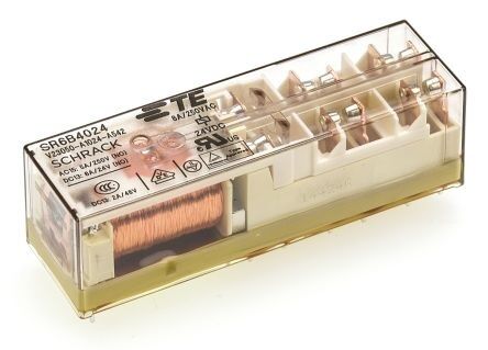 V23050-A1024-A542, 24VDC 8A (4 Form A, 2 Form B) Schrack Röle