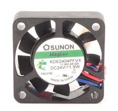 KDE2404PFVX, 40x40x10mm 24VDC 0.08A 3 Kablolu Fan