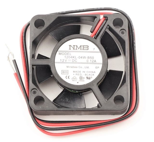 1204KL-04W-B50, 30x30x10mm 12VDC 0.12A 2 Kablolu Fan