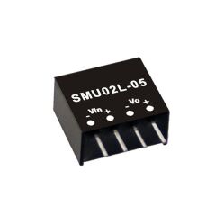 SMU02N-05, 24Vin 5Vout 400mA 2W DC/DC Konvertör, MeanWell