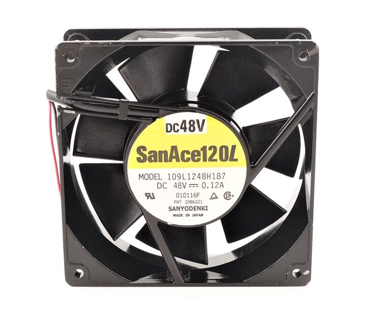 SanAce 109L1248H187, 120x120x38mm 48VDC 0.12A 2 Kablolu Fan