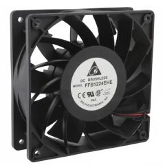 FFB1224EHE, 120x120x38mm 24VDC 1.5A 3 Kablolu Fan