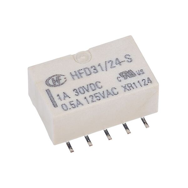 HFD31/24-S, 24VDC 2A DPDT SMD Röle