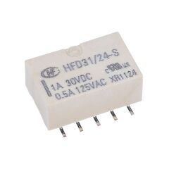 HFD31/24-S, 24VDC 2A DPDT SMD Röle