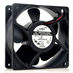 AD1224UB-F51, 120x120x38mm 24VDC 0.40A 2 Kablolu Fan