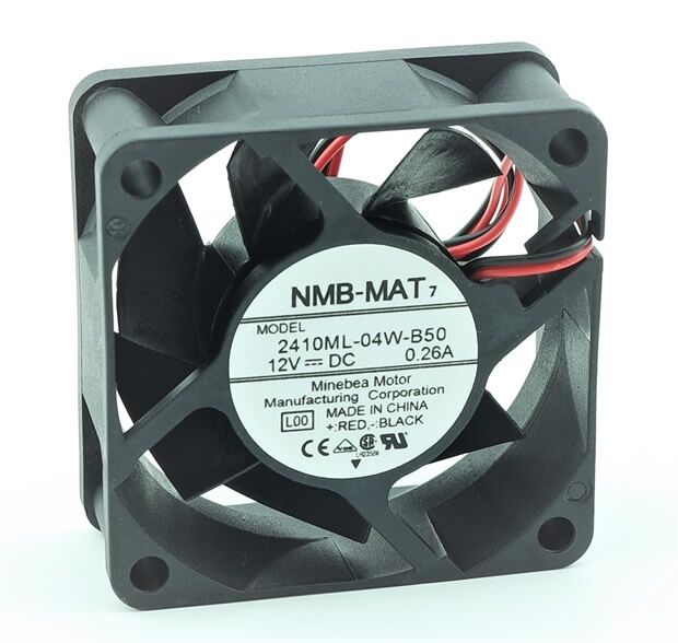 2410ML-04W-B50-L00, 60x60x25mm 12VDC 0.26A 2 Kablolu Fan