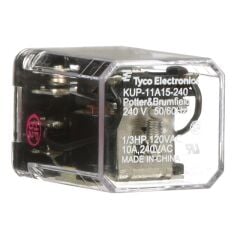 KUP-11A15-240, 240VAC 10A DPDT (2 Form C) Röle