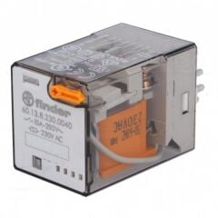 Finder 60.13.8.230.0040, 230VAC 10A 3PDT (3 Form C) Röle