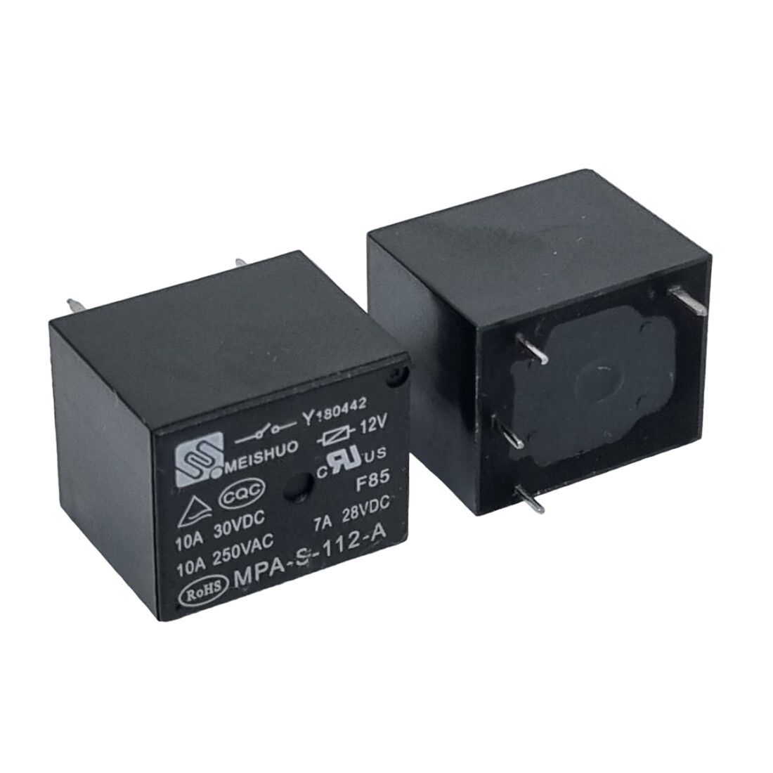 MPA-S-112-A, 12VDC 10A SPST-NO 4 Pin Röle