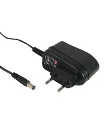 GS06E-2P1J, 9VDC 0.66A 6W Priz Tipi Adaptör, Mean Well