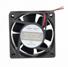 Marxlow, 60x60x25mm 12VDC 0.15A 2 Kablolu Fan