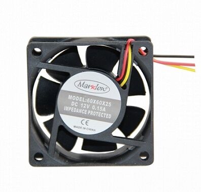 Marxlow, 60x60x25mm 12VDC 0.15A 3 Kablolu Fan