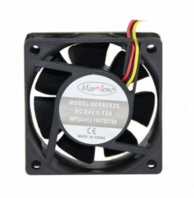 Marxlow, 60x60x25mm 24VDC 0.13A 3 Kablolu Fan