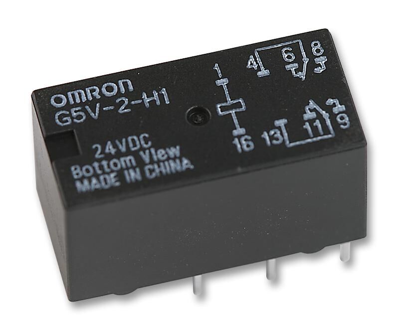 G5V-2-H1 DC24, 24VDC 1A DPDT (2 Form C) Röle
