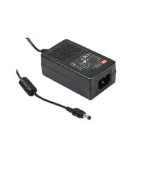 GS25A05-P1J, 5VDC 4.00A Priz Tip Adaptör, Mean Well