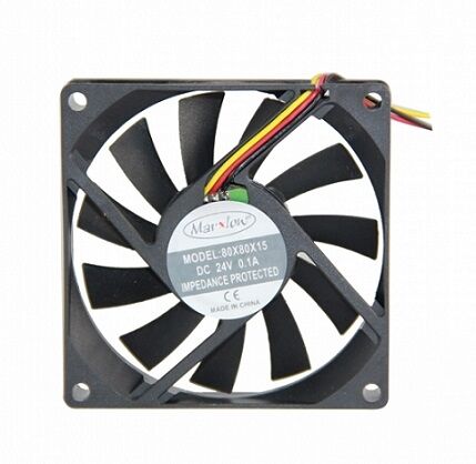 Marxlow, 80x80x15mm 24VDC 0.10A 3 Kablolu Fan