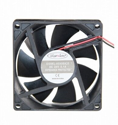Marxlow, 80x80x25mm 24VDC 0.10A 2 Kablolu Fan