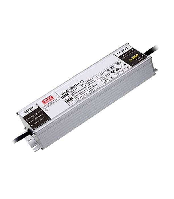 HLG-240H-C1400A, 1400mA 250W Sabit Akım Ayarlanabilir LED Sürücü, Mean Well