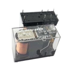 HLS-14F3L-DC24V-C, 24VDC 5A 8 Pin Çift Kontak Röle