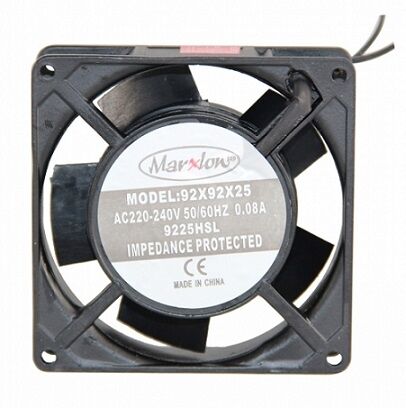 Marxlow, 92x92x25mm 220VAC 0.08A 2 Kablolu Fan