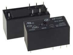 HF115F/018-2ZS4, 18VDC 8A Çift Kontak Röle