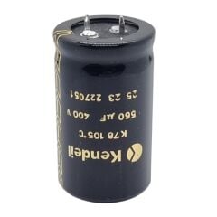 560uF 400V 30x50mm 105'C SNAP Elektrolitik Kondansatör, Kendeil