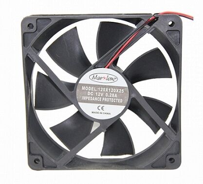 Marxlow, 120x120x25mm 12VDC 0.25A 2 Kablolu Fan
