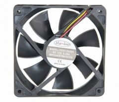 Marxlow, 120x120x25mm 12VDC 0.28A 3 Kablolu Fan
