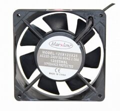 Marxlow, 120x120x25mm 220VAC 0.08A 2 Kablolu Fan