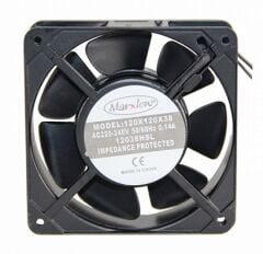Marxlow, 120x120x38mm 220VAC 0.14A 2 Kablolu Fan