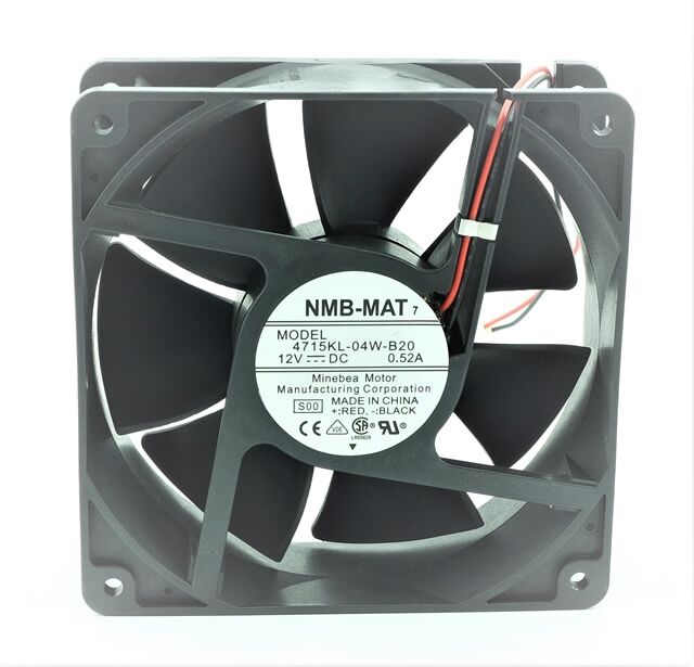 4715KL-04W-B20, 120x120x38mm 12VDC 0.52A 2 Kablolu Fan