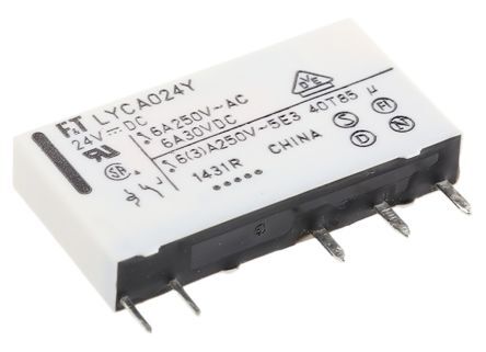 LYCA024Y, 24VDC 6A SPDT Röle