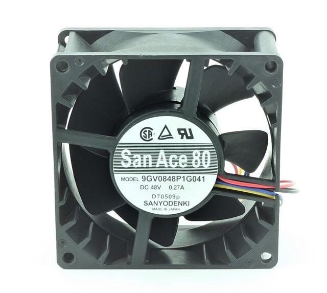 9GV0848P1G041, 80x80x38mm 48VDC 0.27A 4 Kablolu Fan