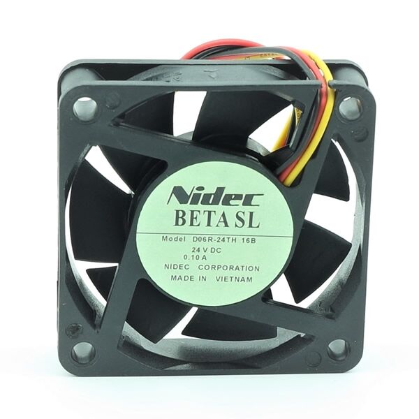 D06R-24TH 16B, 60x60x15mm 24VDC 0.10A 3 Kablolu Fan