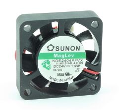 KDE2404PFVX, 40x40x10mm 24VDC 2 Kablolu Fan