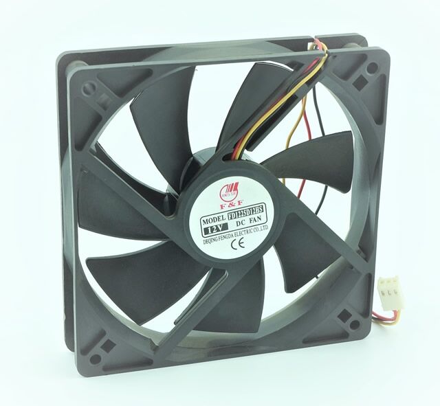 FD1225D12HS, 120x120x25mm 12VDC 0.37A 3 Kablolu Fan