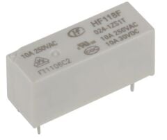 HF118F/024-1ZS1, 24VDC 10A SPDT (1 Form C) Röle