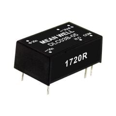DLC03A-12, 12Vin ±12Vout ±125mA 3W DC/DC Konvertör, MeanWell