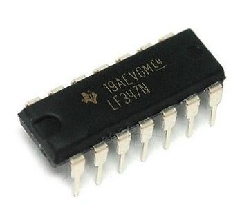 LF347N, LF347, DIP-14 OpAmp