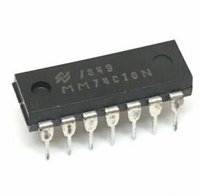 MM74C10N, DIP-14 Entegre Devre