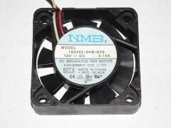 1604KL-04W-B49, 40x40x10mm 12VDC 0.10A 3 Kablolu Fan