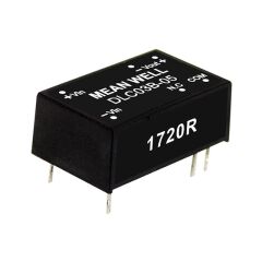 DLC03A-15, 12Vin ±15Vout ±100mA 3W DC/DC Konvertör, MeanWell