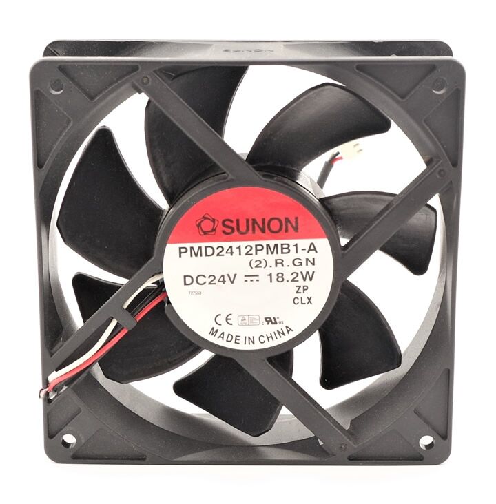 PMD2412PMB1-A(2).GN, 120x120x38mm 24VDC 18.2W 2 Kablolu Fan