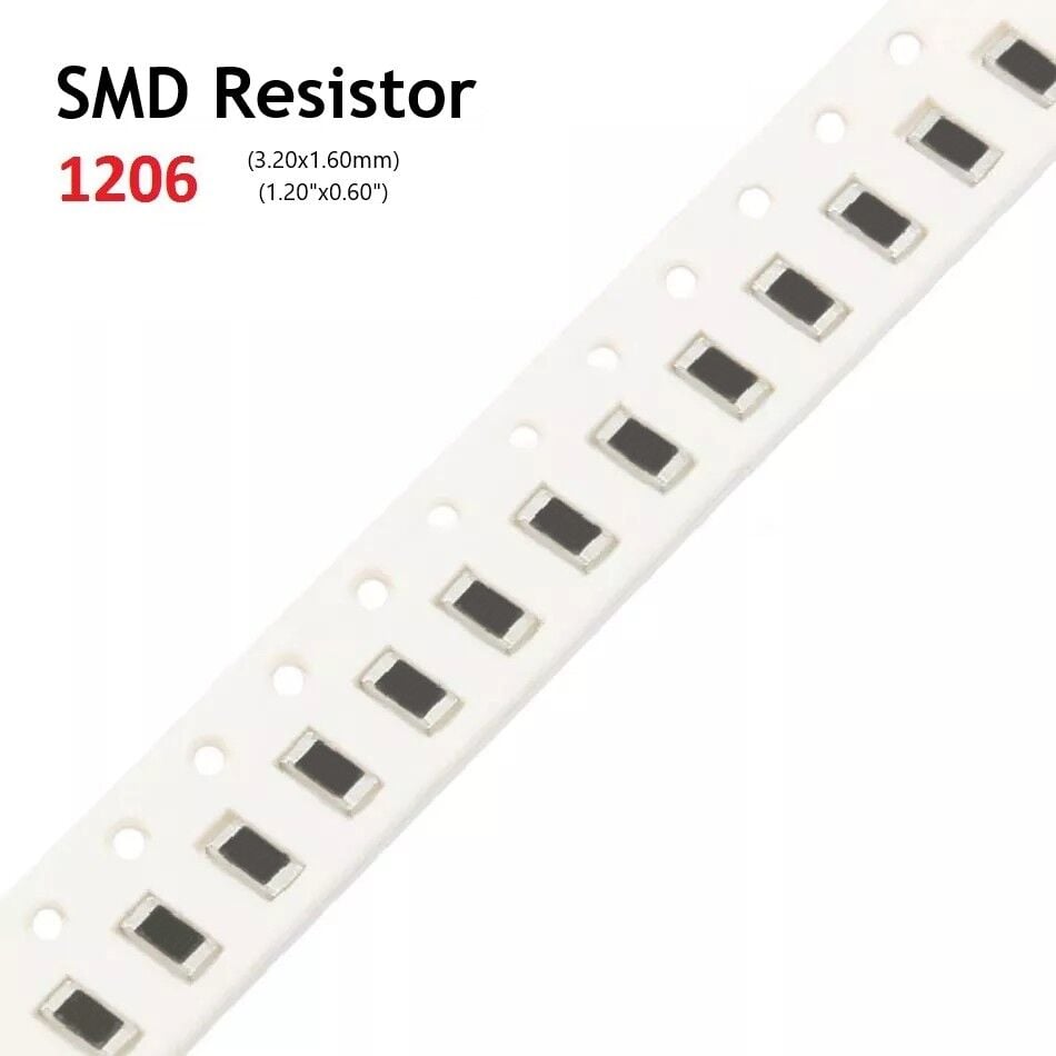 1.5M Ohm 1206 %5 SMD Direnç, (1M5 1206) (25 adetlik şerit)